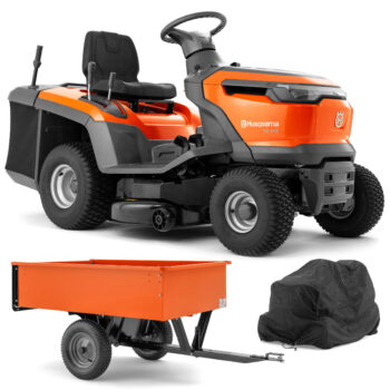 Husqvarna Traktor ogrodowy TC 112 - Zestaw promocyjny z przyczepką i pokrowcem