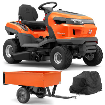 Husqvarna Traktor ogrodowy TS 215T - Zestaw promocyjny z przyczepką i pokrowcem
